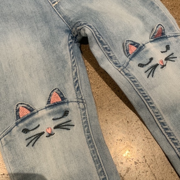 Toddler kitty jeans - Picture 3 of 4